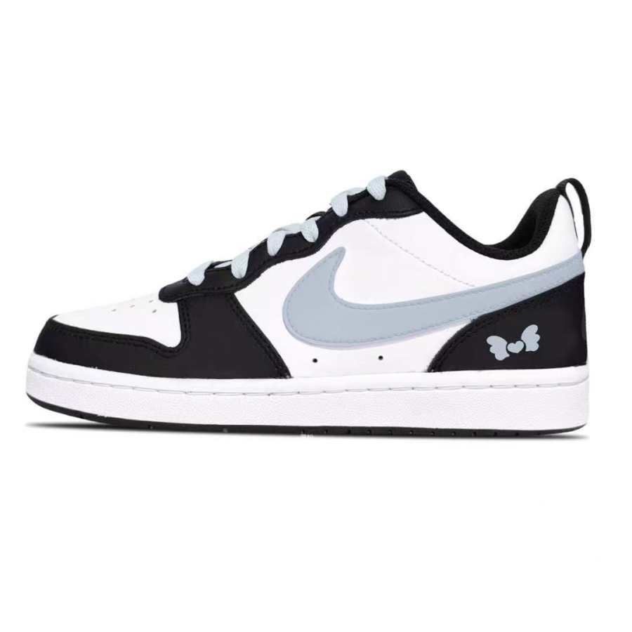 Nike Nike Court Borough Flying Heart Leather Abrasion Resistant Low top Skateboard Shoes Kids'