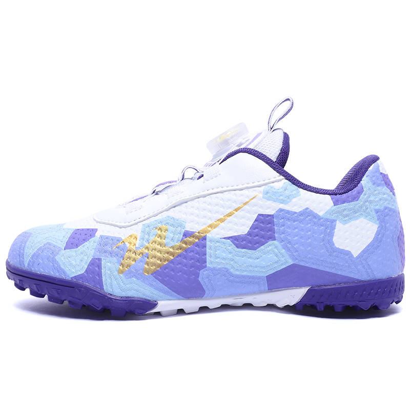 Binary Binary Low top Kids' Soccer Shoes White Purple Kids'