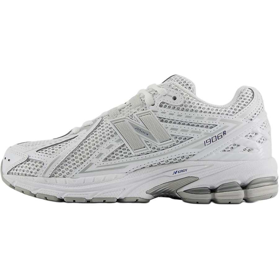 New Balance New Balance 1906 Mesh Comfortable Abrasion Resistant Low top Kids' Running Shoes White/Gray Teenagers