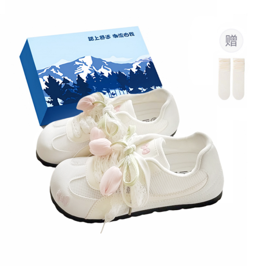XIAOLUMILI Abrasion Resistant Abrasion Resistant Skateboard Shoes Women's White