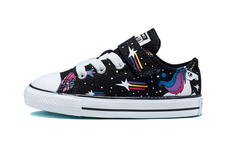 Converse Chuck Taylor All Star Low top Toddler Shoes Unicorn Black Infant And Toddler