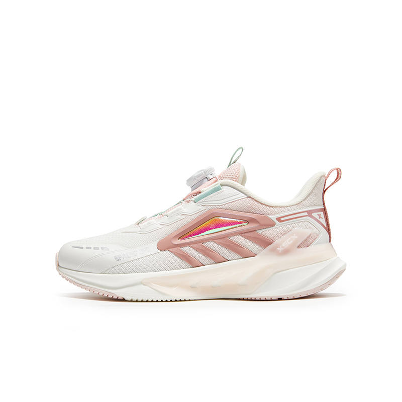 XTEP Starship Low top Running Shoes Pure Pink Sail White Teenagers