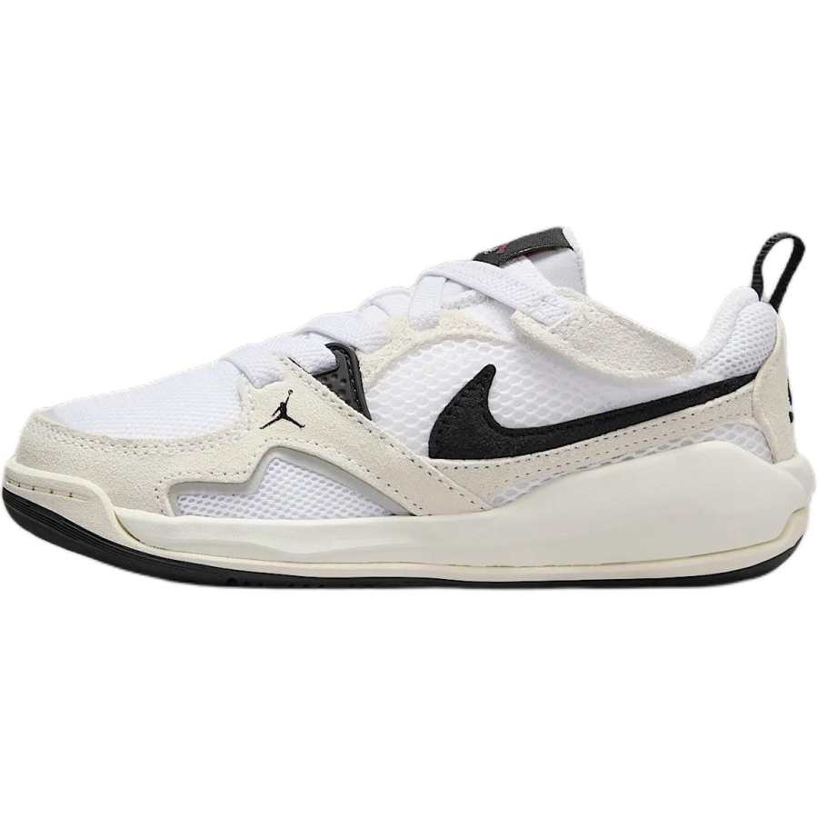 Jordan Jordan CMFT Era Leather Slip Resistant, Abrasion Resistant, Breathable Low top Children's Basketball Shoes White Kids'