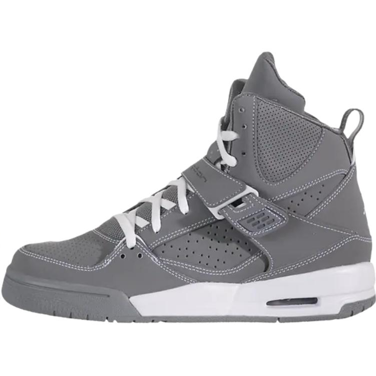 Jordan Jordan Flight 45 High top Children's Basketball Shoes Gray Teenagers