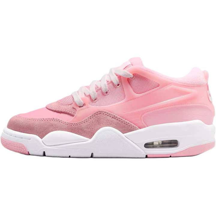 Jordan Jordan Air Jordan 4 Low top Basketball Shoes Soft Pink Unisex