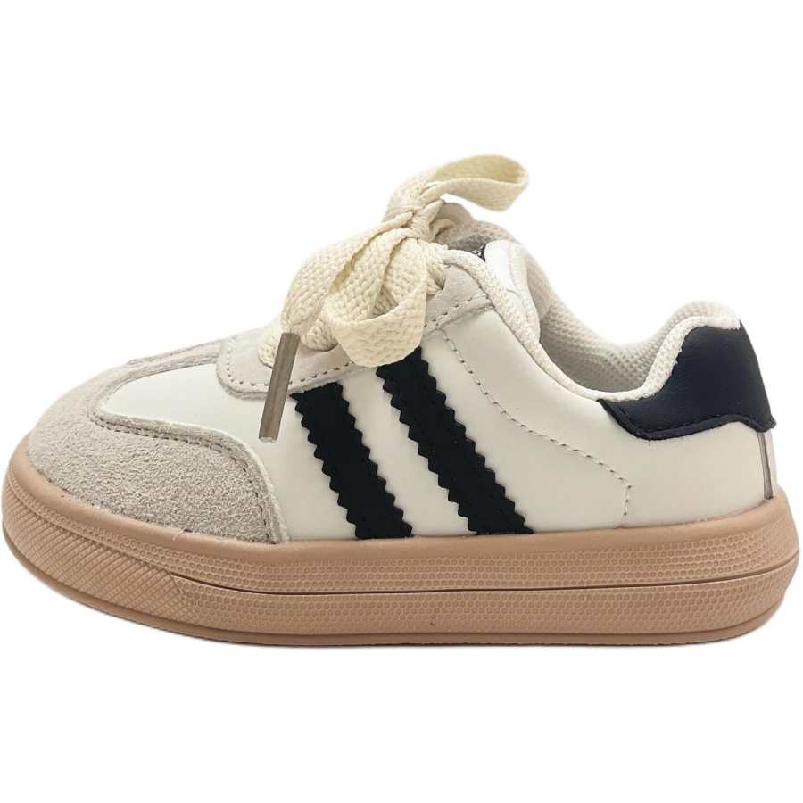 QINUOSHU Pigskin Slip Resistant Anti Kick Low top Kids' Skateboarding Shoes Children Aged 3 7 Years Old