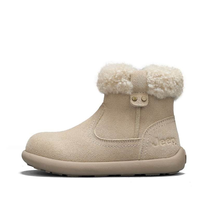 Jeep Suede Thickened And Fleece Lined Dong Peking University Insulated Shoes