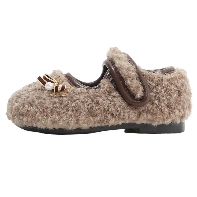 MAIBUXIONG Fleece Lined Soft And Comfortable Slip Resistant Thermal Slip Resistant Thermal Toddler Shoes