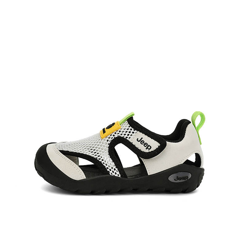 Jeep Low top Children's Sandals Ivory White/Obsidian Black Kids'