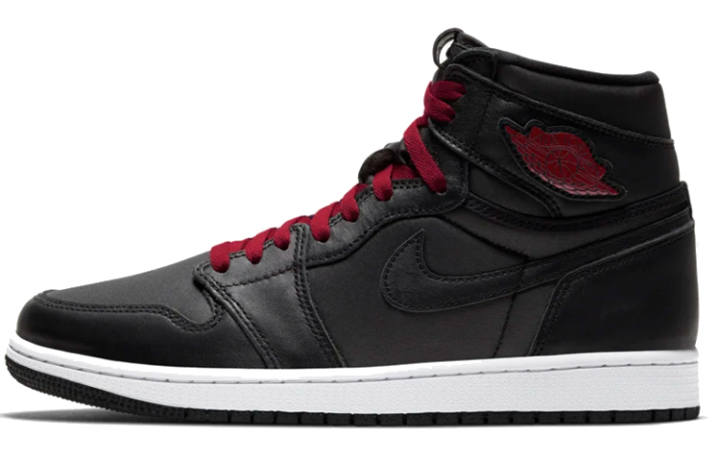 Jordan Jordan 1 Retro High Black Satin Gym Red Black GS