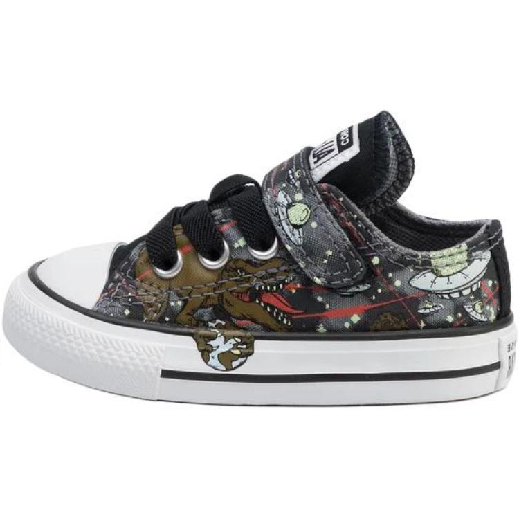 Converse All Star Low top Toddler Shoes Gray/Black/White Infant And Toddler