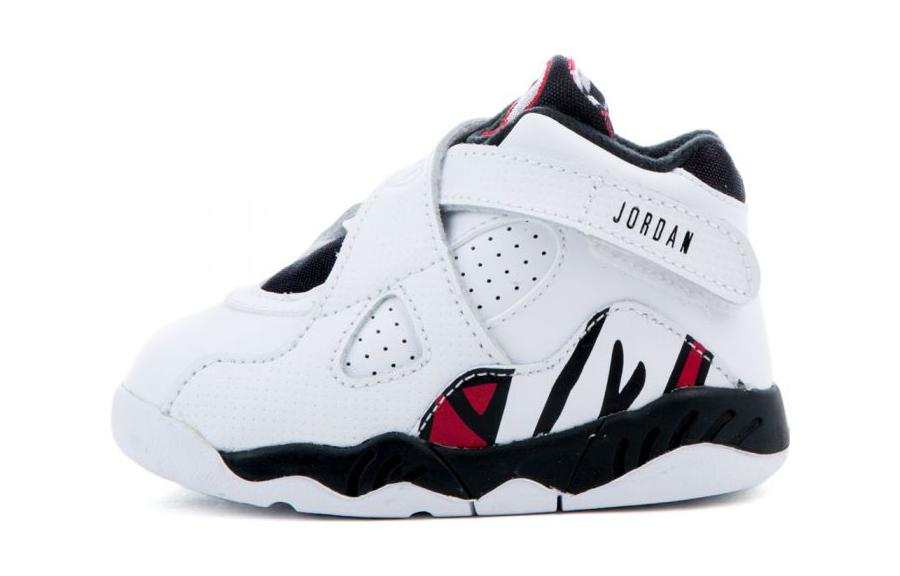 Jordan Jordan Air Jordan 8 Retro Cushioning, Wear Resistant Mid top Toddler Shoes White Infant And Toddler