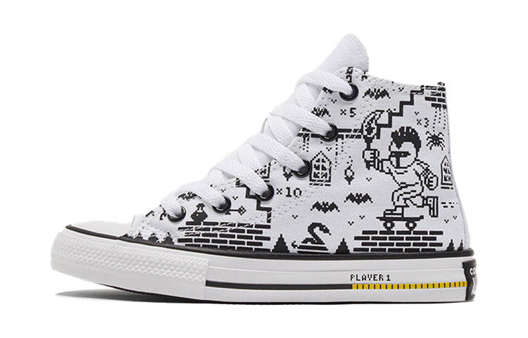 Converse Chuck Taylor All Star High GS 'Gamer Print - White'