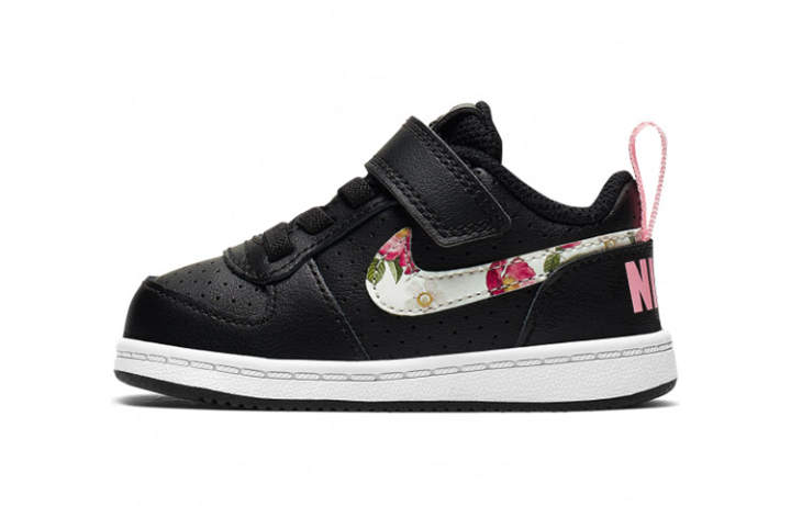 Nike Nike Court Borough Low Vintage Floral Black Pink TD