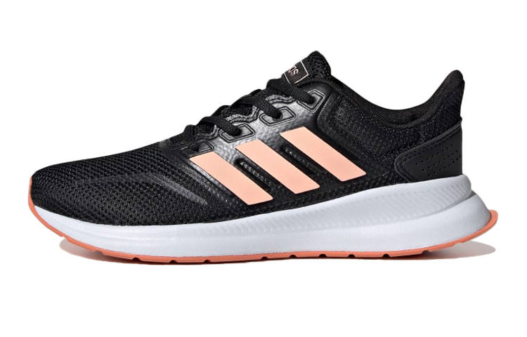 Adidas Neo J Slip Resistant Cushioning Slip Resistant Cushioning Low top Kids' Running Shoes Black Pink White