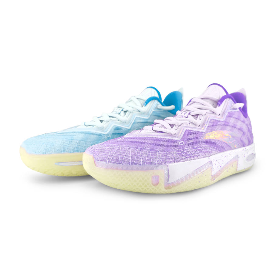 Anta KAI 2 IRVING 2 Cushioning Rebound Abrasion Resistant Low top Basketball Shoes Men's Blue Purple