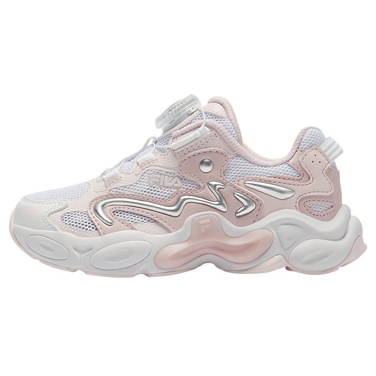 FILA KIDS BOA Amber Shoes Slip Resistant Anti Kick Rebound Support Low top Kids' Running Shoes