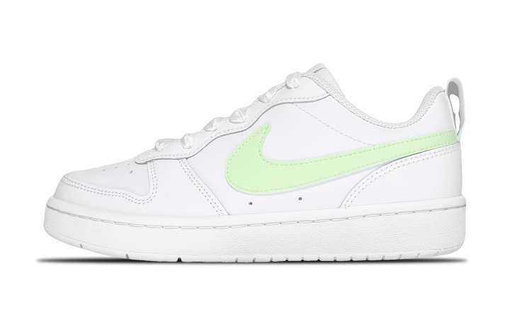 Nike Nike Court Borough Low top Kids' Skateboarding Shoes White Green Teenagers