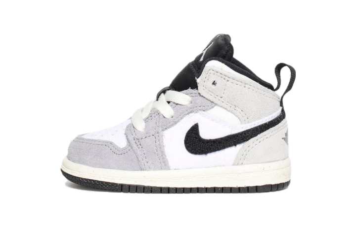 Jordan Jordan 1 Mid SE Craft White Cement Grey Black TD