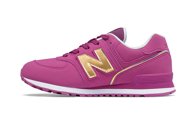 New Balance New Balance 574 Collection Low top Kids' Running Shoes Purple Gold Children Aged 3 7 Years Old