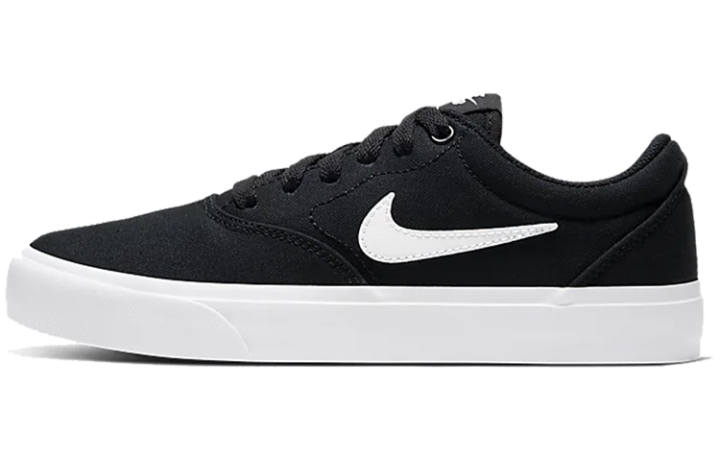 Nike Nike SB Skateboard Charge Canvas 'Black White' GS