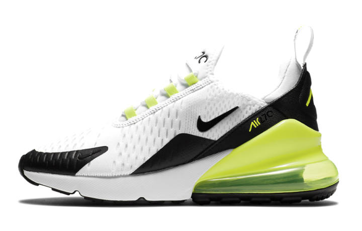 Nike Nike Air Max 270 'Black White Yellow' GS