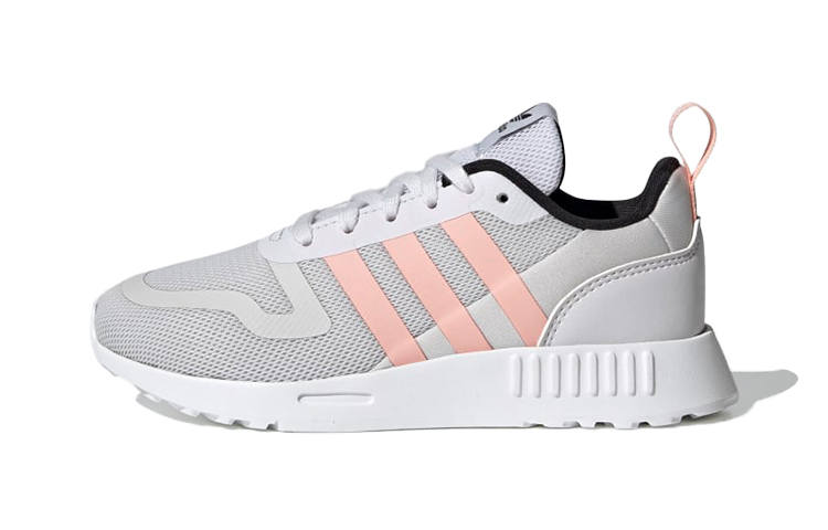 Adidas Originals Multi Slip Resistant Low top Kids' Running Shoes Gray Pink Children Aged 3 7 Years Old