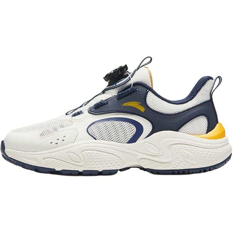 Antakids Lightweight Cushioning Low top Casual Shoes White Blue Teenagers
