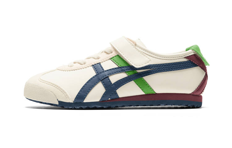 Onitsuka Tiger Mexico 66 Low top Kids' Running Shoes White Blue Green Kids'