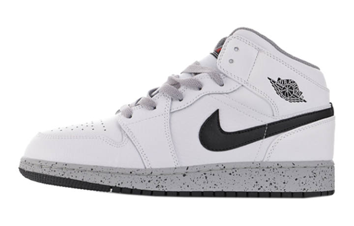 Jordan Jordan 1 Mid White Cement GS