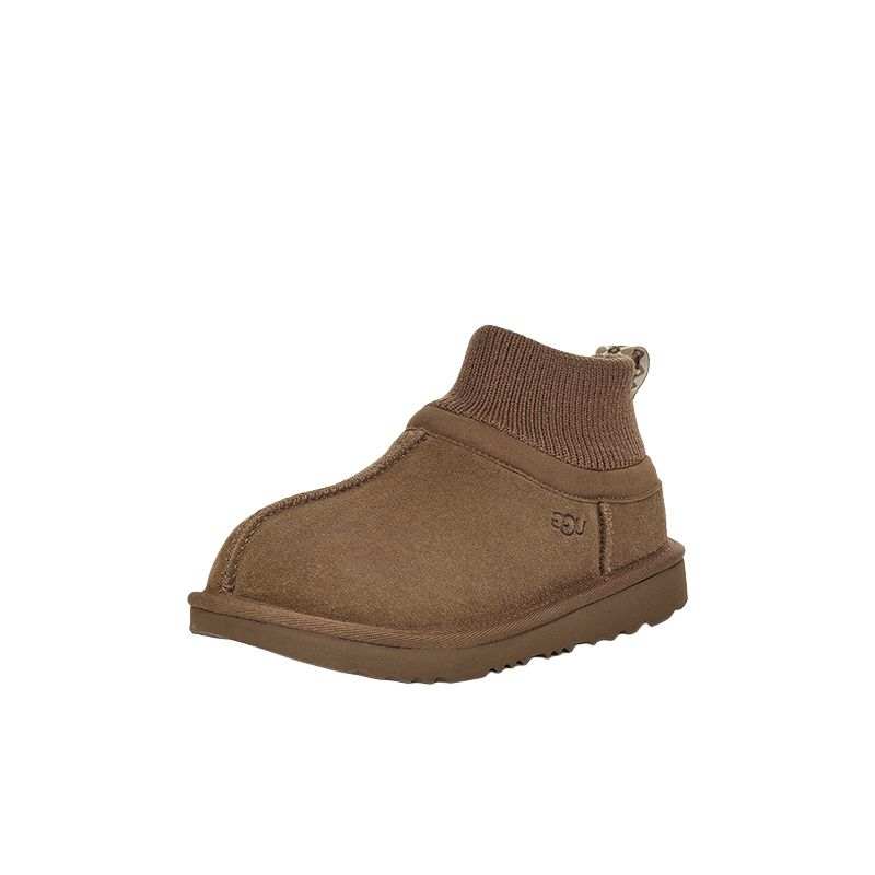 UGG Classic Novelty Comfortable Abrasion Resistant Thermal Kids' Boots Black Brown Kids'
