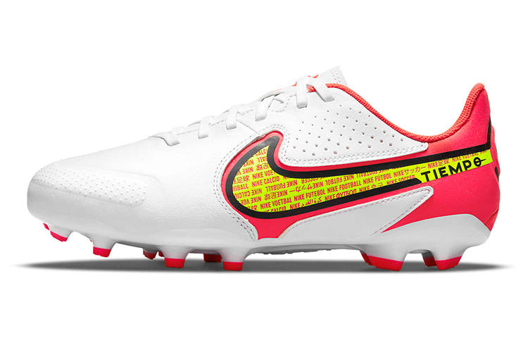Nike Nike Tiempo Legend 9 Academy MG Low top Kids' Soccer Shoes White Red Kids'