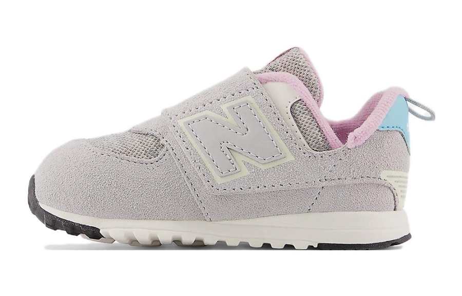New Balance New Balance NB 574 Low top Sports Casual Shoes Gray Pink Infant And Toddler