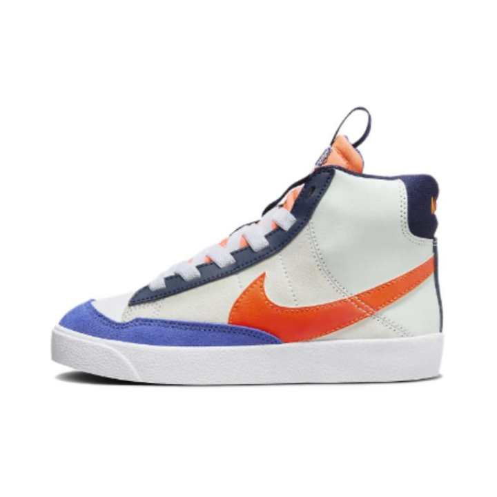 Nike Nike Blazer Mid Slip Resistant Abrasion Resistant Mid top Kids' Skateboarding Shoes White Kids'