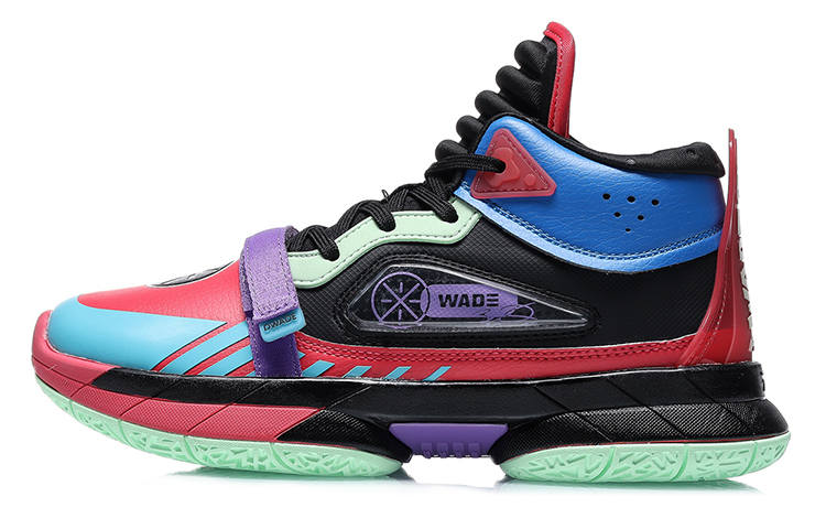 Li-Ning YOUNG Li Ning YOUNG Mid top Basketball Shoes Red Black Teenagers