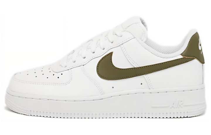 Nike Nike Air Force 1 07 Low top Skateboard Shoes White Green Unisex