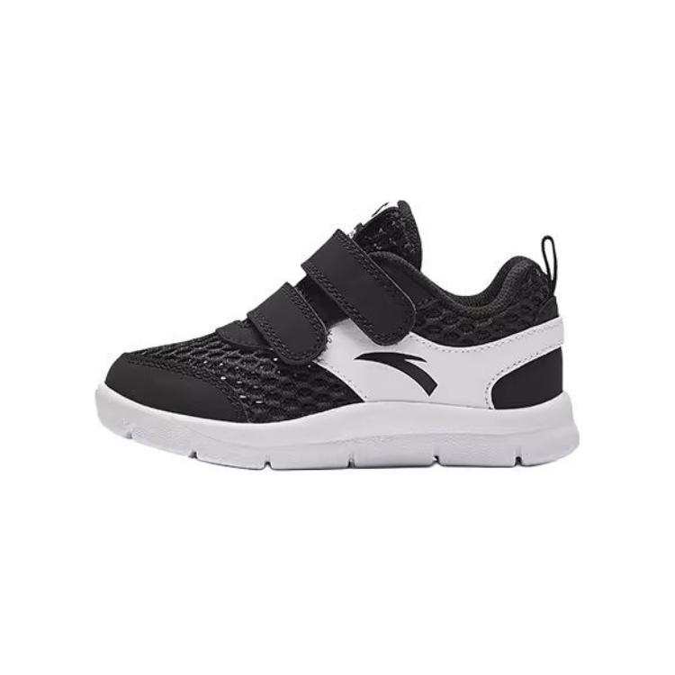 Antakids Comfortable Low top Toddler Shoes Black White Infant And Toddler