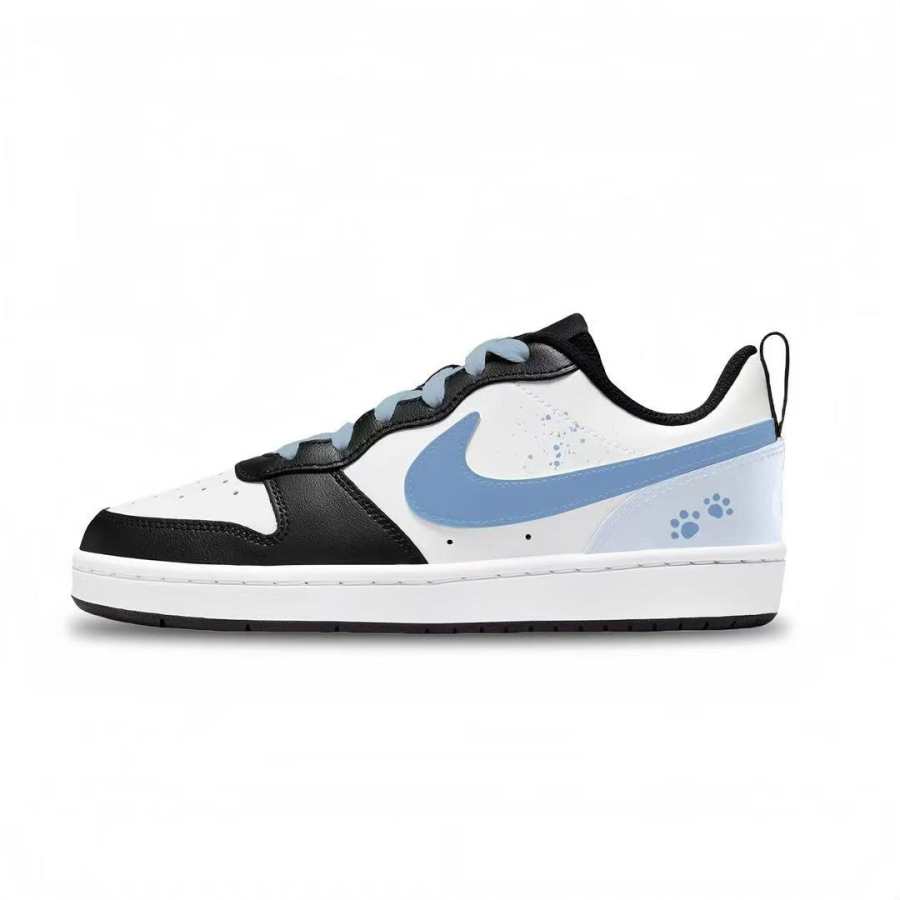 Nike Nike Court Borough Synthetic Leather, Leather Abrasion Resistant Low top Kids' Skateboarding Shoes Unisex
