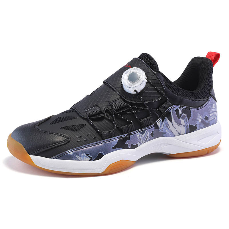 HBRK Badminton Shoes Fabric Cushioning Slip Resistant Anti Kick Cushioning Slip Resistant Anti Kick Low top