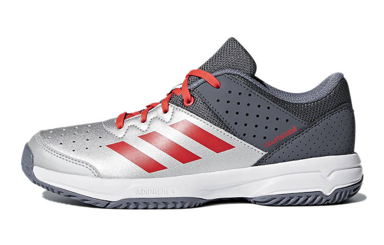Adidas Adidas COURT STABIL K Lace Up Abrasion Resistant Kids' Training Shoes Gray Kids'