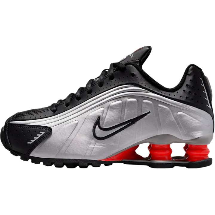 Nike Nike Shox R4 Low top Running Shoes Black Silver Unisex