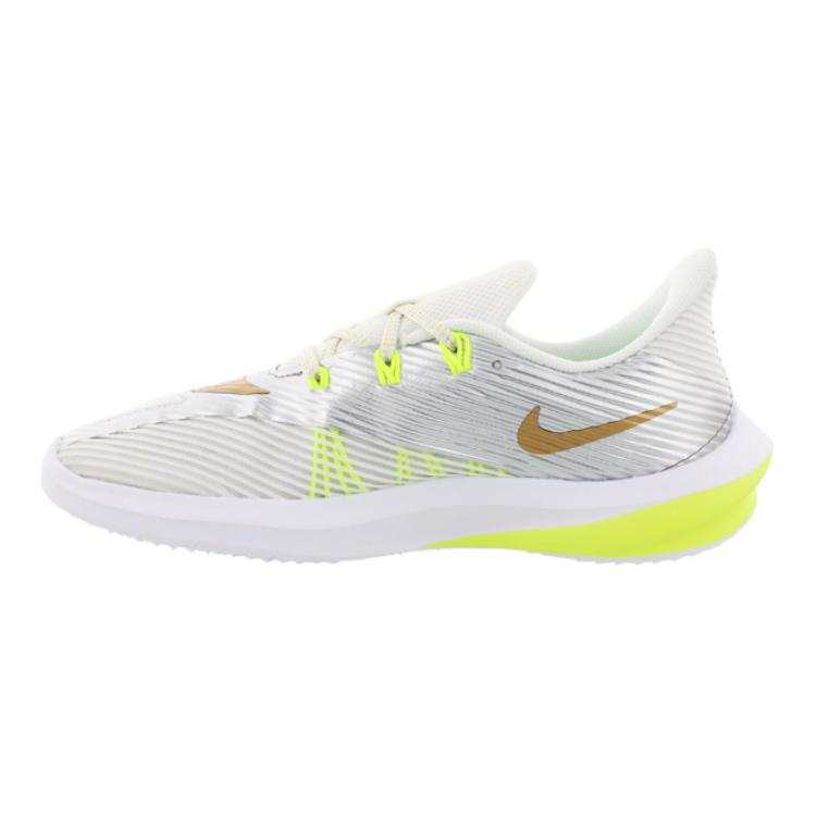 Nike Nike Future Speed 2 Cushioning Abrasion Resistant Cushioning, Wear Resistant Low top Kids' Running Shoes Gray Green
