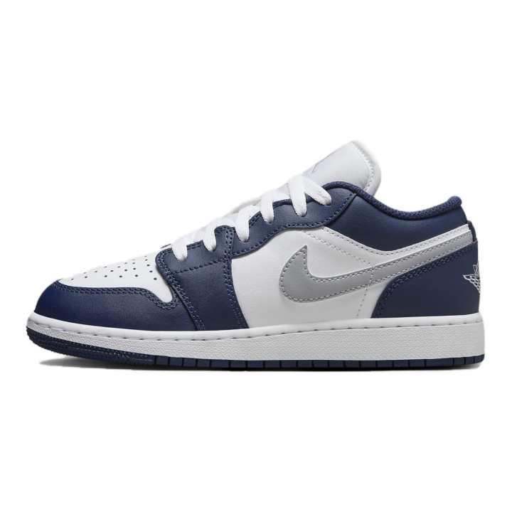 Jordan Jordan Air Jordan 1 Low top Basketball Shoes Gray Blue Unisex
