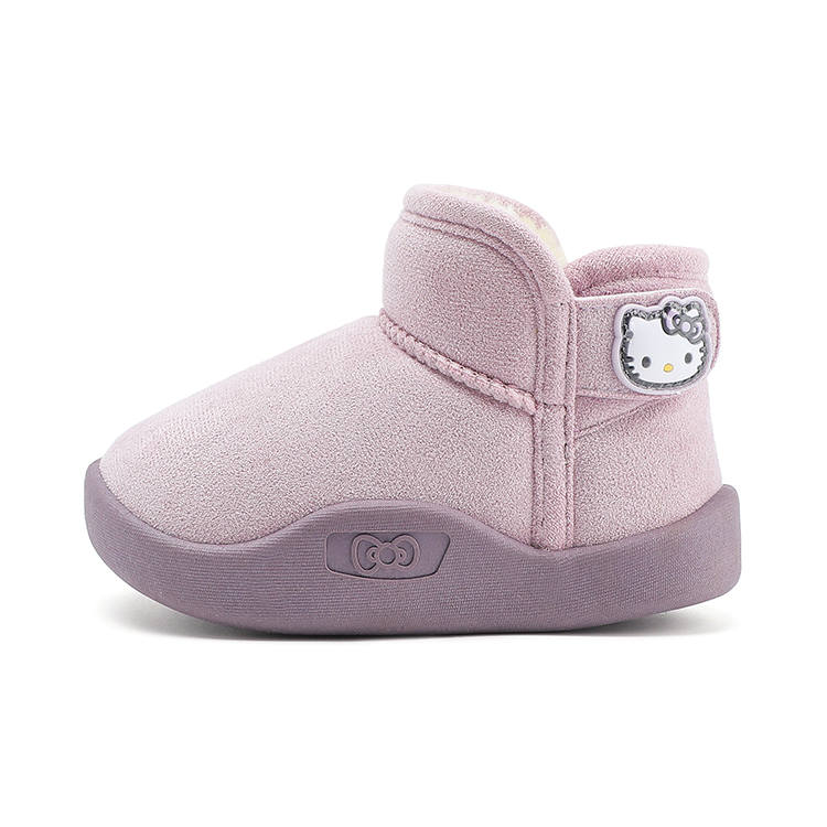 Sanrio Hello Kitty Hello Kitty Thermal Balance Lightweight Cushioning Slip Resistant Mid top Kids' Snow Boots Unisex