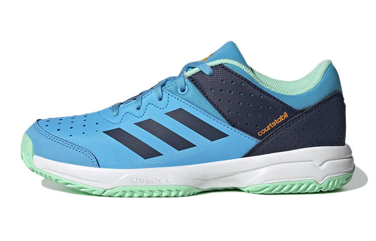 Adidas Adidas COURT STABIL K Lace Up Slip Resistant Abrasion Resistant Kids' Training Shoes Blue Kids'