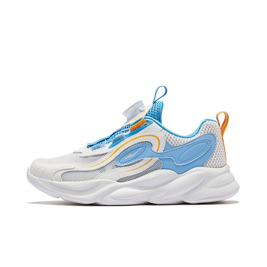 ERKE KIDS Derivation 3 Synthetic Leather, Textile Slip Resistant Cushioning, Breathable, Lightweight Cushioning