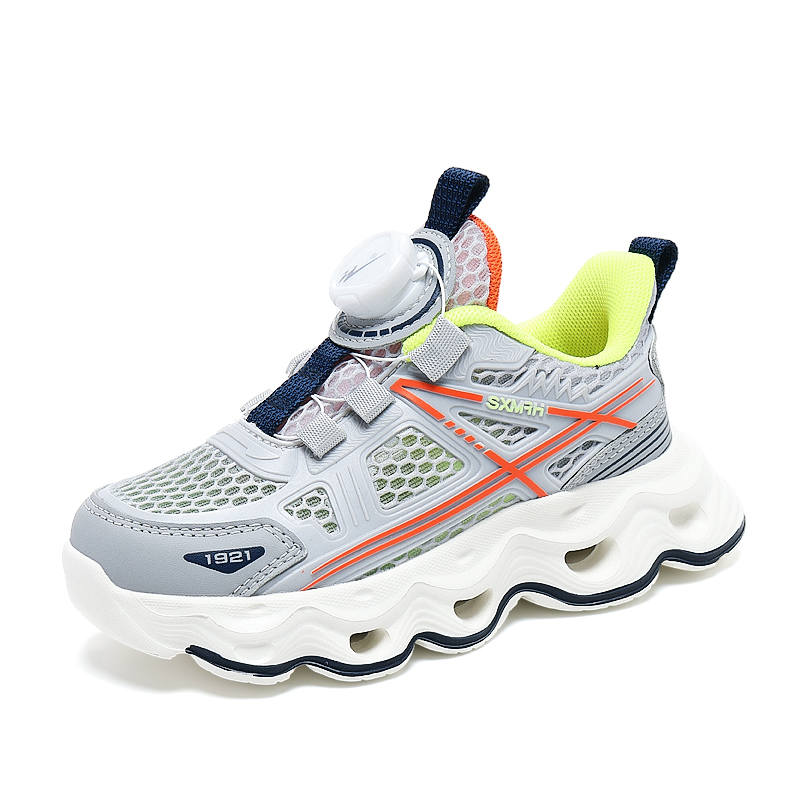 Binary Binary Lightweight Cushioning Breathable Lightweight Cushioning Breathable Low top Kids' Running Shoes Cloud Gray Kids'