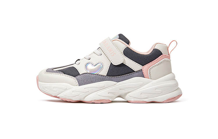 TARANIS Cushioning Low top Kids' Running Shoes White Gray Teenagers
