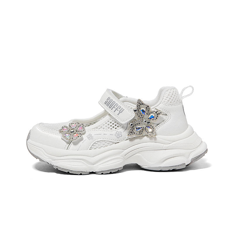 Snoffy Synthetic Leather, Textile Rebound And Breathable Sandal Kids'