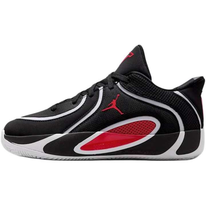 Jordan Jordan Tatum 4 Low top Basketball Shoes Black Red Unisex
